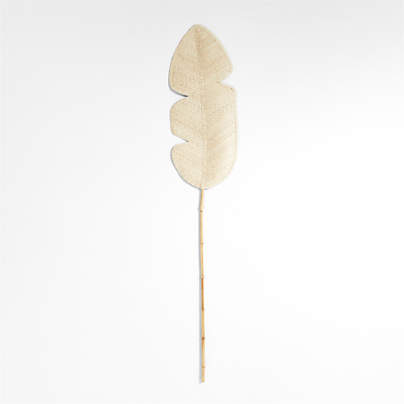 Faux Bird of Paradise Rattan Leaf