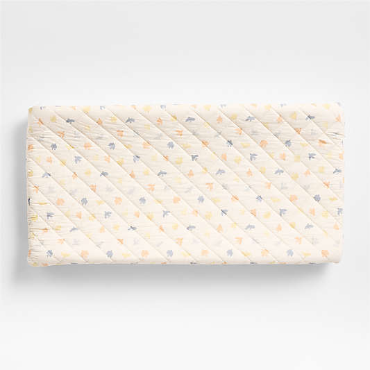 Birdie Blossoms Organic Cotton Baby Changing Pad Cover