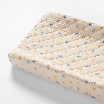 Birdie Blossoms Organic Cotton Baby Changing Pad Cover