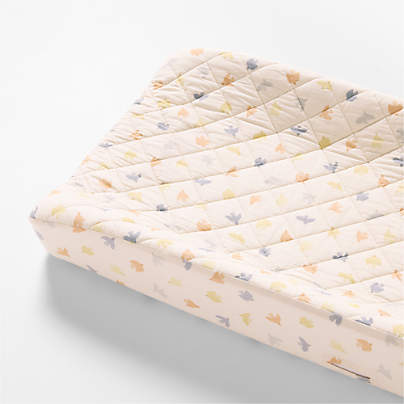 Birdie Blossoms Organic Cotton Baby Changing Pad Cover