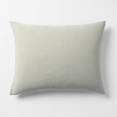 Biscuit Gauze Verte Green Kids Pillow Sham