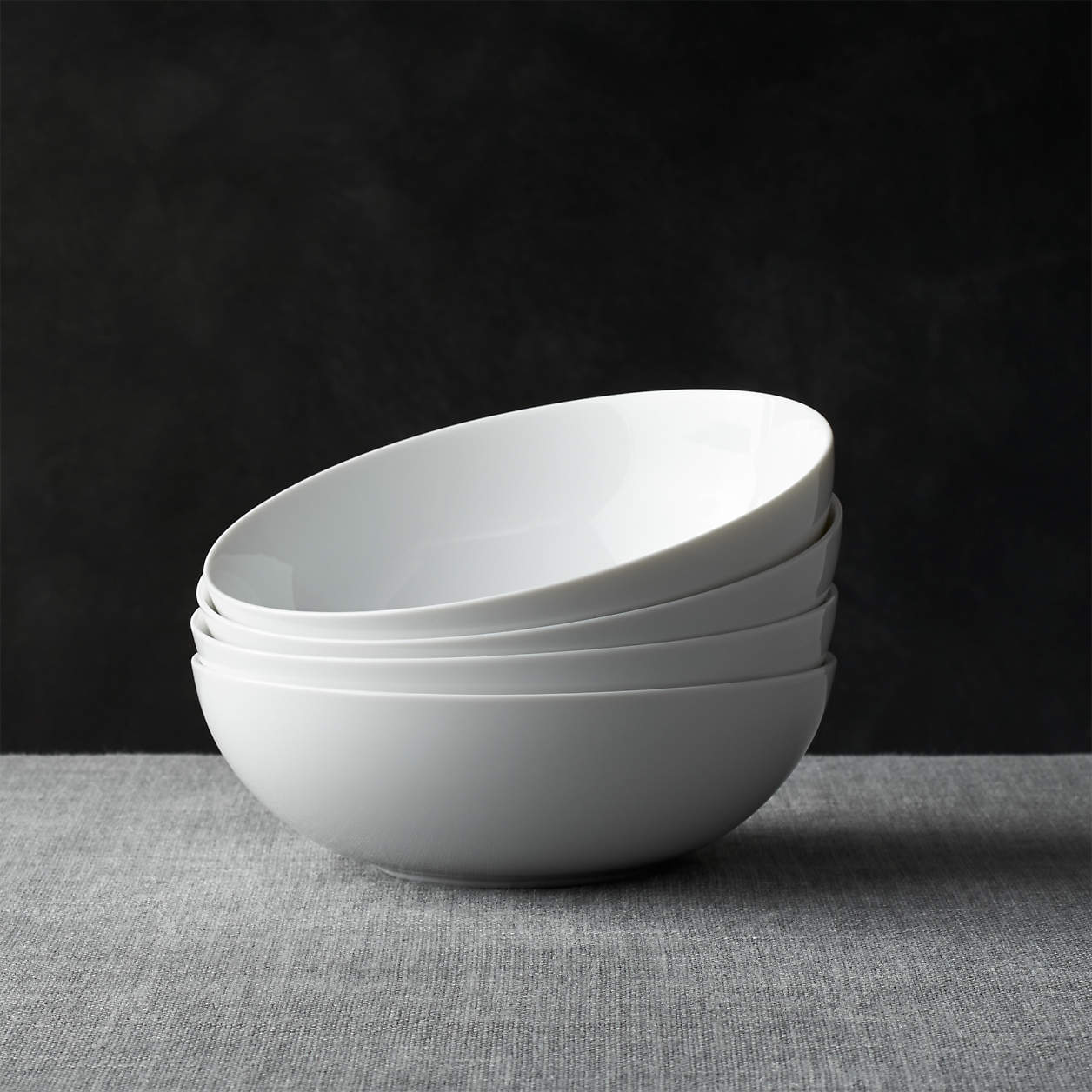 Bistro 8" Bowls, Set of 4 + Reviews | Crate & Barrel