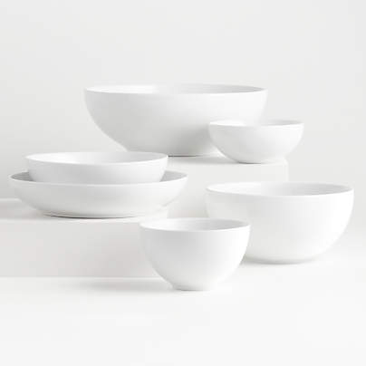 Vista 10-inch Serving Bowls set of 3 Grey