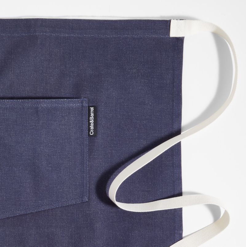 Bistro Indigo Organic Cotton Half Apron - image 5 of 7