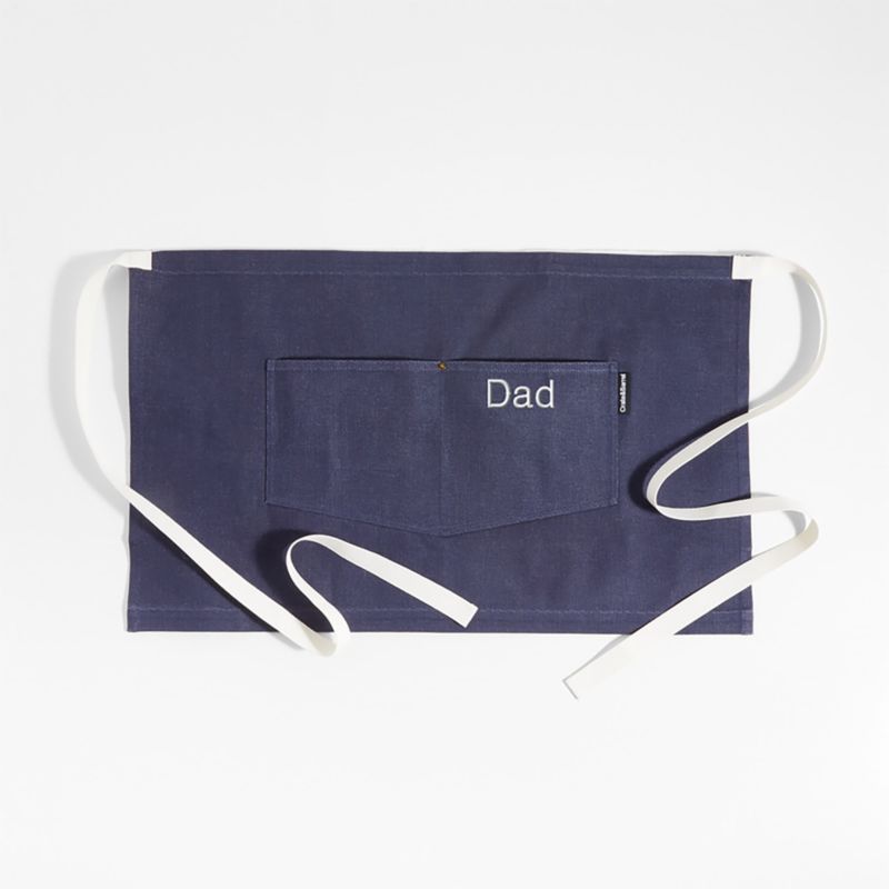 Bistro Indigo Organic Cotton Half Apron - image 1 of 7