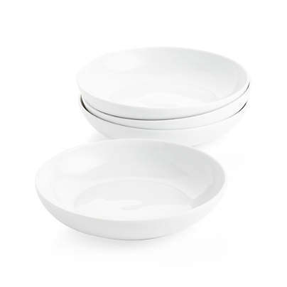 Bistro 10" Low Bowls, Set of 4