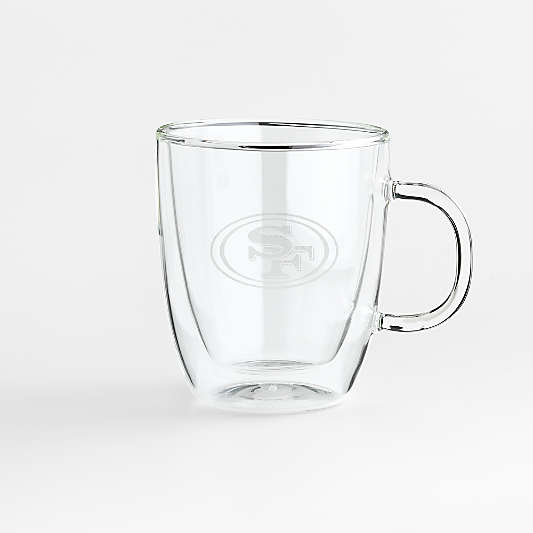 NFL San Francisco 49ers Bodum ® 10-oz. Double Wall Bistro Mug, Set of 4