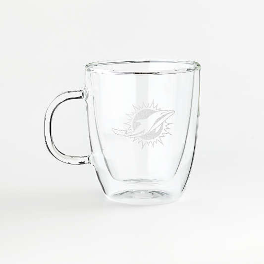 NFL Miami Dolphins Bodum ® 10-oz. Double Wall Bistro Mug, Set of 4