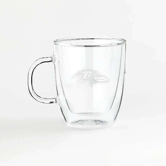 NFL Baltimore Ravens Bodum ® 10-oz. Double Wall Bistro Mug, Set of 4