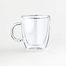 Bodum 10-oz. Double Wall Bistro Mug + Reviews | Crate & Barrel