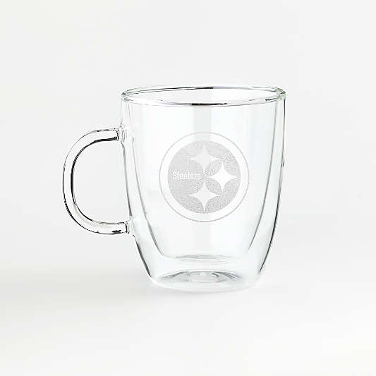NFL Pittsburgh Steelers Bodum ® 10-oz. Double Wall Bistro Mug, Set of 4