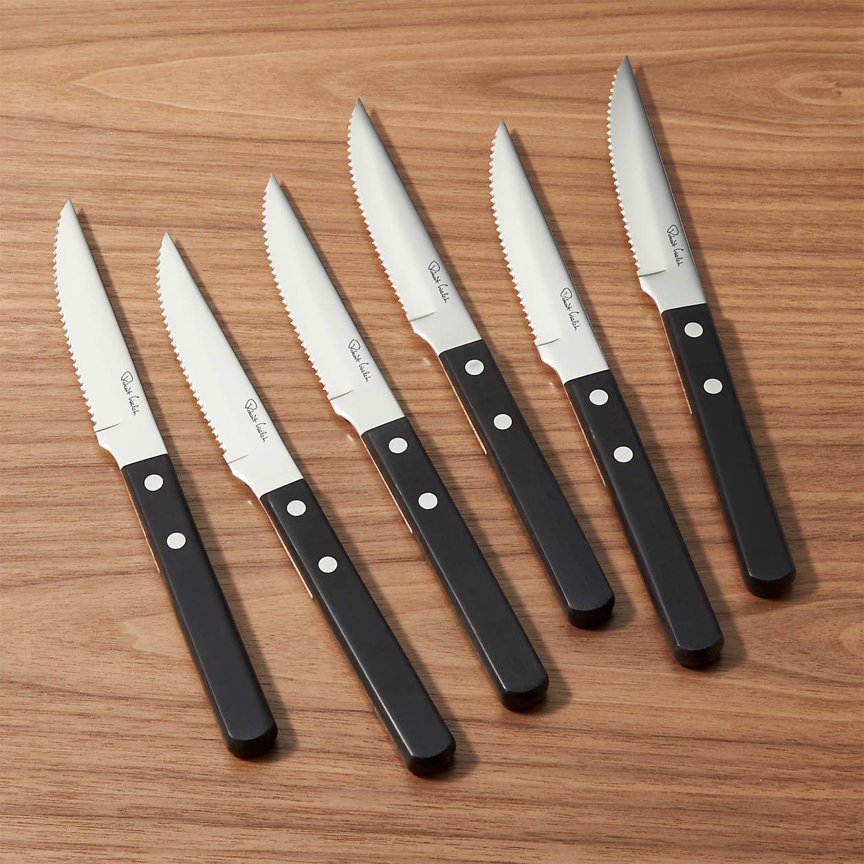 Robert Welch Bistro Steak Knives, Set of 6 + Reviews Crate & Barrel