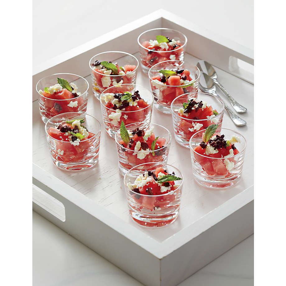 Bitty Bite Short Glasses, Set of 8 + Reviews | Crate & Barrel