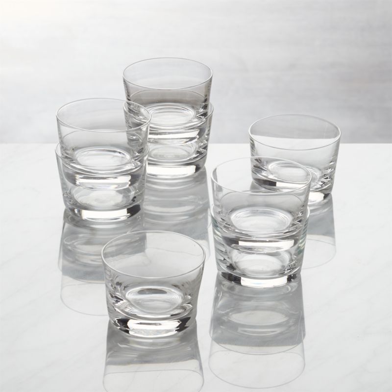 Bitty Bite Short Glasses, Set of 8 + Reviews | Crate & Barrel