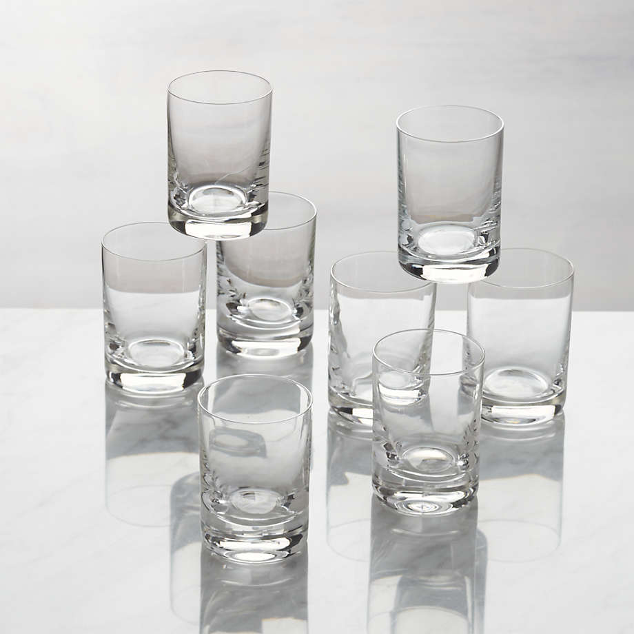 Vintage Schott Zwiesel Lead Crystal Pair of Shot Glasses One Ounce 