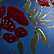 Blue and Red Botanical