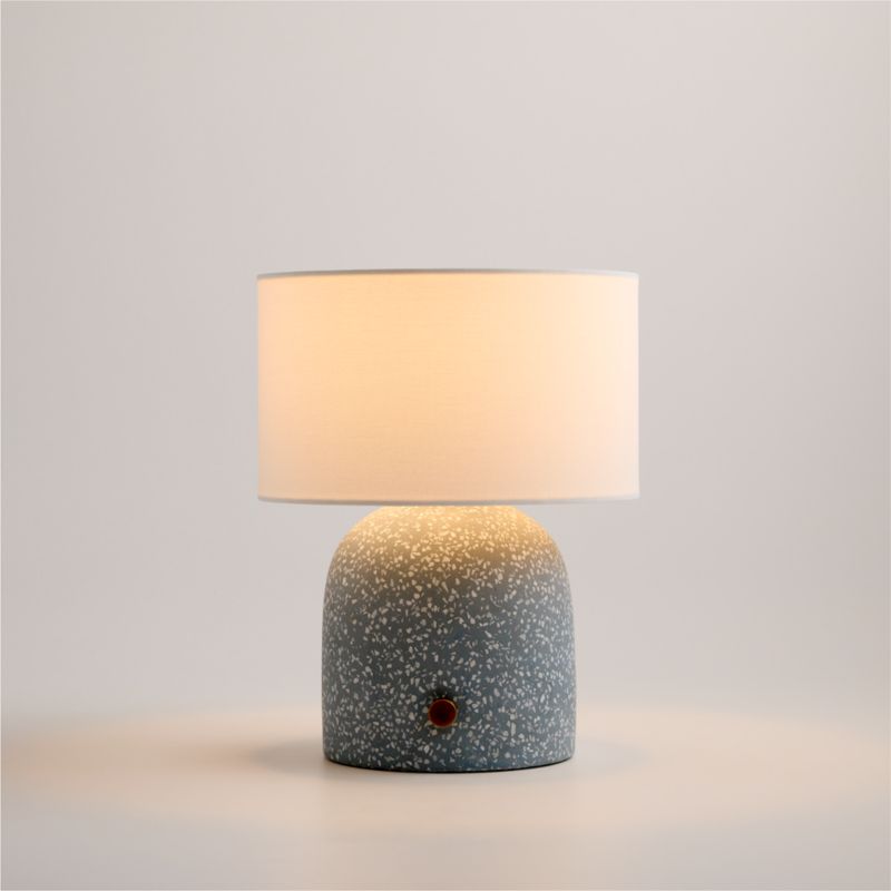Blue Terrazzo Kids Table lamp - image 4 of 6
