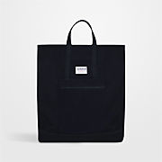 Steele Black Canvas Laundry Tote Bag