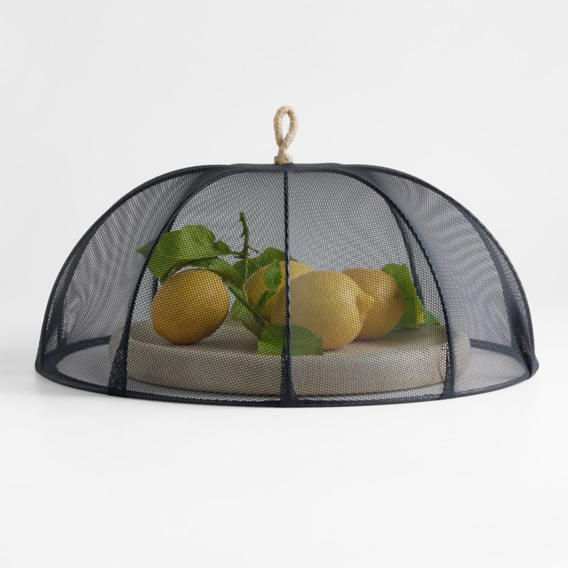 Black Mesh 18" Round Food Cover - image 0 of 2