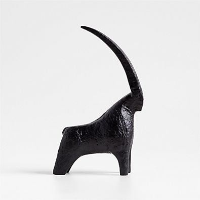View Black Metal Decorative Gazelle details