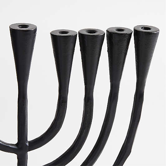 Black Metal Menorah