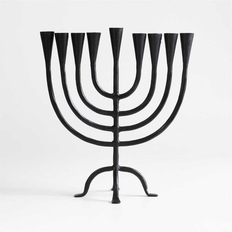 Black Metal Menorah - image 2 of 4