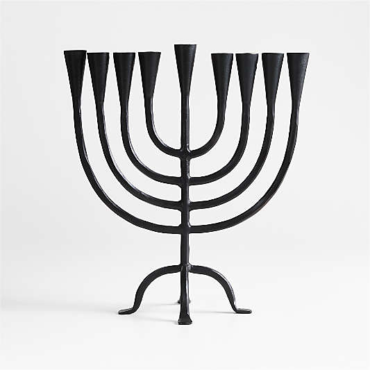 Black Metal Menorah