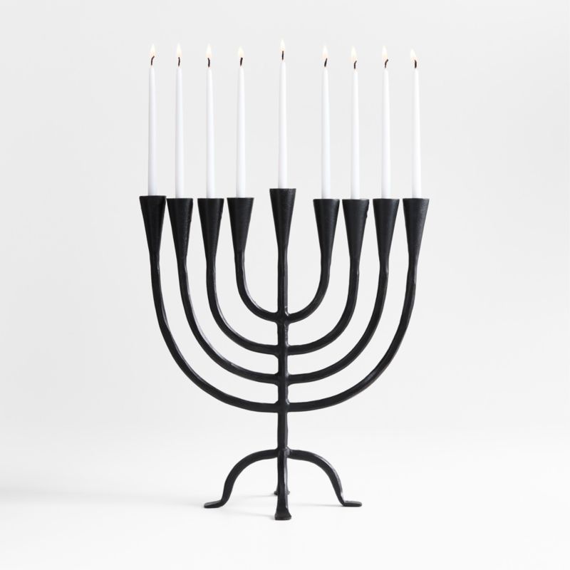 White Hanukkah Menorah Candles, Set of 45 - image 3 of 5