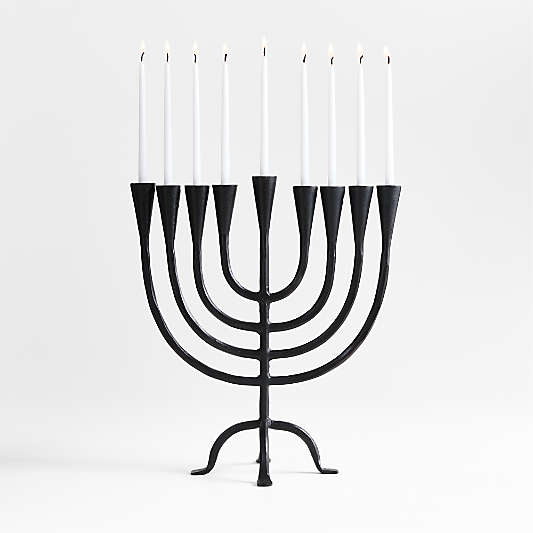 Black Metal Menorah