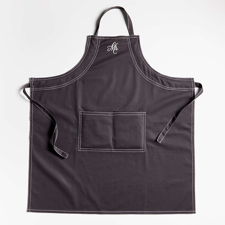 Mr. Black Baking Kitchen Cooking Apron with Pocket + Reviews Crate