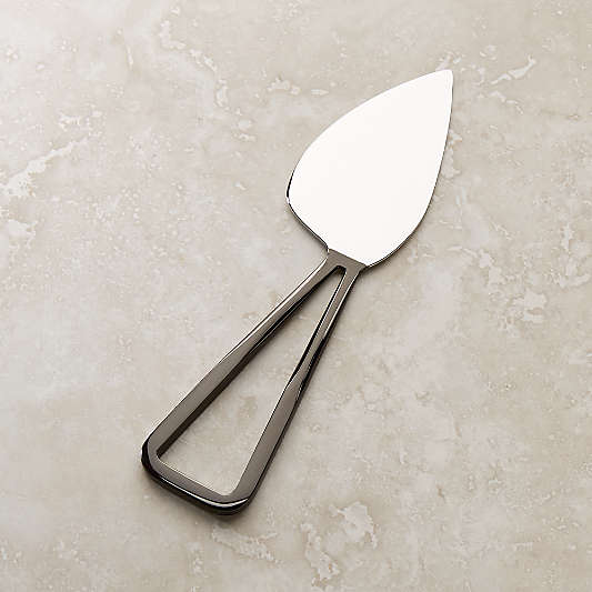 Black Nickel Soft Cheese Knife