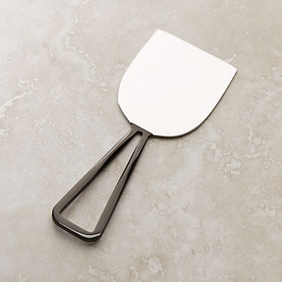 View Black Nickel Wedge Cheese Knife details