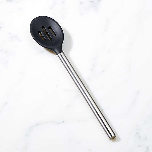 Tovolo ® Black Silicone Slotted Spoon