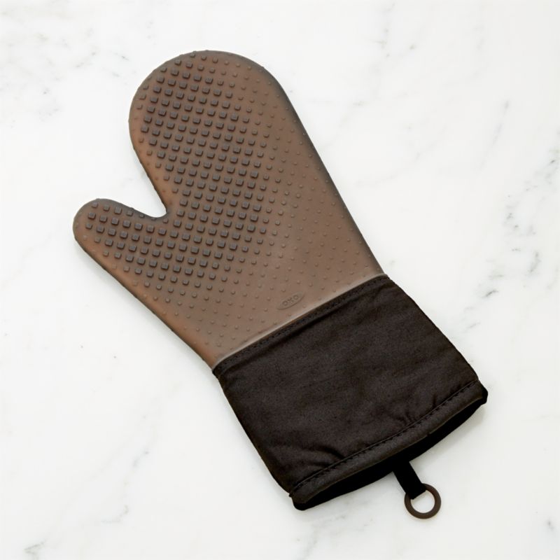 OXO Black Silicone Oven Mitt + Reviews