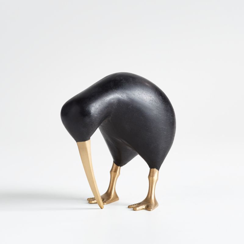 Black Wood Kiwi Bird - image 3 of 8