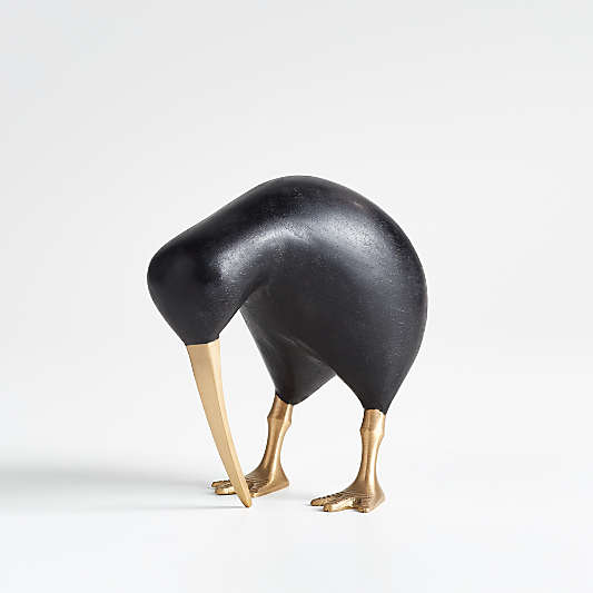 Black Wood Kiwi Bird