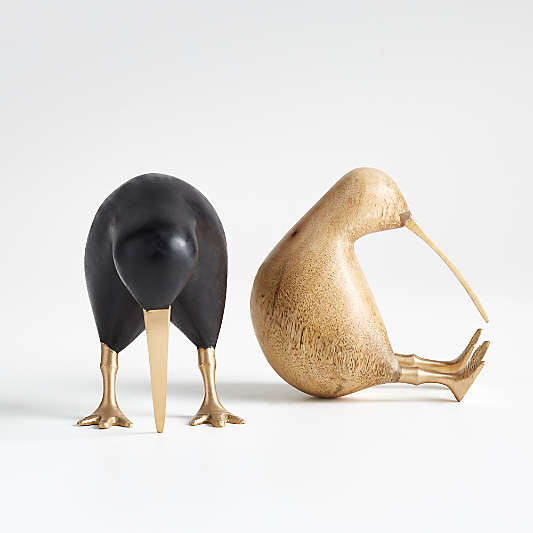 Black Wood Kiwi Bird