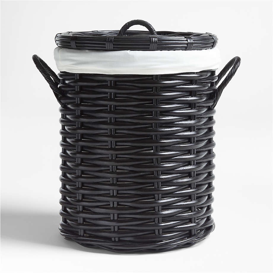 Honey Can Do 7-Piece Twisted Paper Rope Woven Bathroom Storage Basket Set, Gray