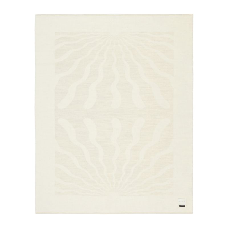 Viewing product image Blacksaw Dopamine 53"x70" Alpaca Ivory Reversible Throw Blanket - image 1 of 4