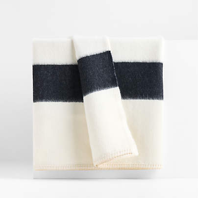 Blacksaw Mason 50"x70" Alpaca Ivory Throw Blanket