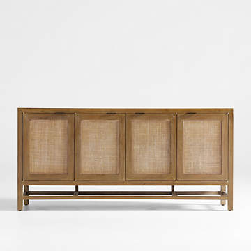 Crate and barrel on sale raffael media console