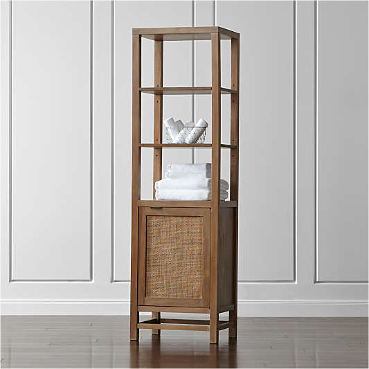 Blake Light Brown Tall Cabinet