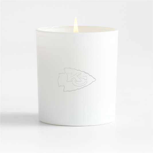NFL Kansas City Chiefs Monochrome No. 01 Blanc 1-Wick Scented Candle - Basil, Nettle Flower and Sage