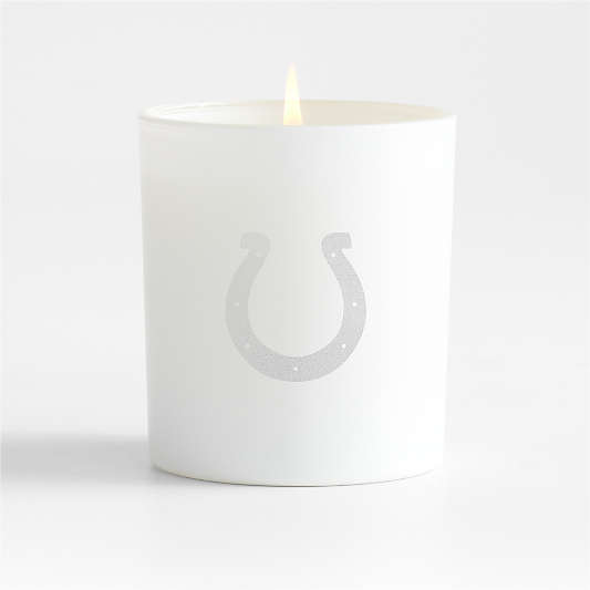 NFL Indianapolis Colts Monochrome No. 01 Blanc 1-Wick Scented Candle - Basil, Nettle Flower and Sage