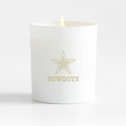 NFL Dallas Cowboys Monochrome No. 01 Blanc 1-Wick Scented Candle - Basil, Nettle Flower and Sage