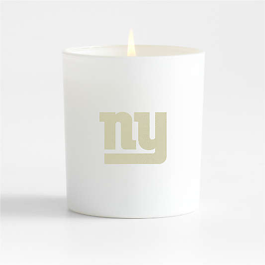 NFL New York Giants Monochrome No. 01 Blanc 1-Wick Scented Candle - Basil, Nettle Flower and Sage