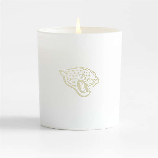 NFL Jacksonville Jaguars Monochrome No. 01 Blanc 1-Wick Scented Candle - Basil, Nettle Flower and Sage