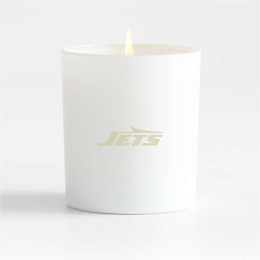 NFL New York Jets Monochrome No. 01 Blanc 1-Wick Scented Candle - Basil, Nettle Flower and Sage