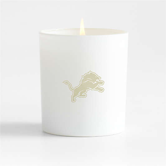 NFL Detroit Lions Monochrome No. 01 Blanc 1-Wick Scented Candle - Basil, Nettle Flower and Sage