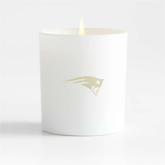 NFL New England Patriots Monochrome No. 01 Blanc 1-Wick Scented Candle - Basil, Nettle Flower and Sage